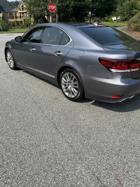 Gray 2014 Lexus LS 460 Base