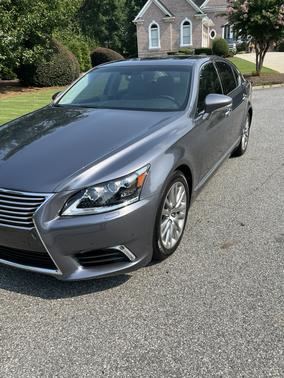 Gray 2014 Lexus LS 460 Base