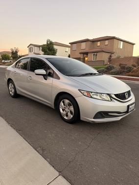 Gray 2015 Honda Civic LX