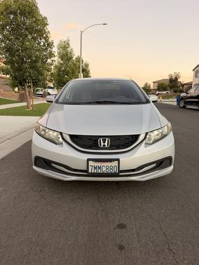 Gray 2015 Honda Civic LX