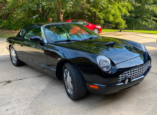 Black 2002 Ford Thunderbird Deluxe