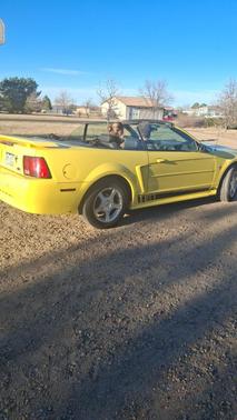 Yellow 2003 Ford Mustang Premium