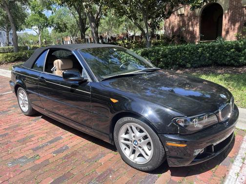 Black 2004 BMW 325 Ci