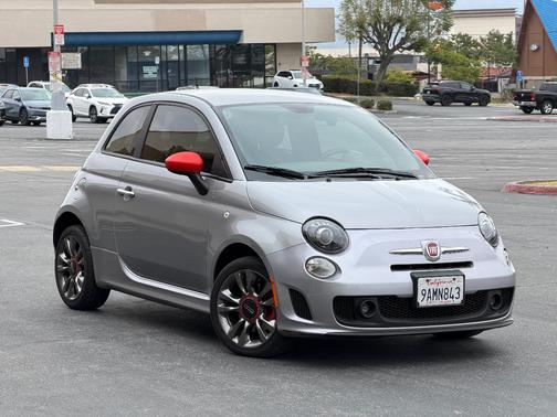 Gray 2015 FIAT 500 Turbo