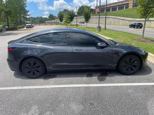 Gray 2025 Tesla Model 3 Long Range RWD