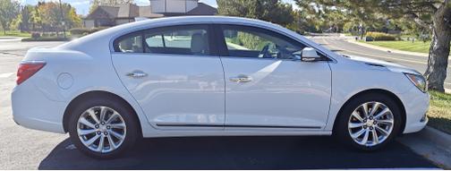 White 2015 Buick LaCrosse Leather
