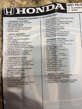 2021 Honda Pilot Special Edition