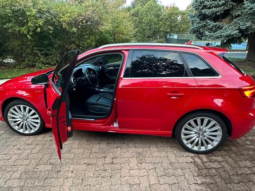 Red 2017 Audi A3 e-tron 1.4T Premium
