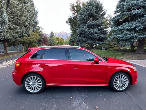 Red 2017 Audi A3 e-tron 1.4T Premium