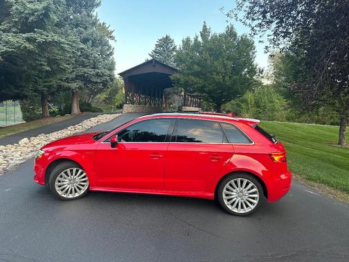 Red 2017 Audi A3 e-tron 1.4T Premium