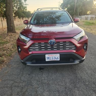 Red 2023 Toyota RAV4 Hybrid Limited