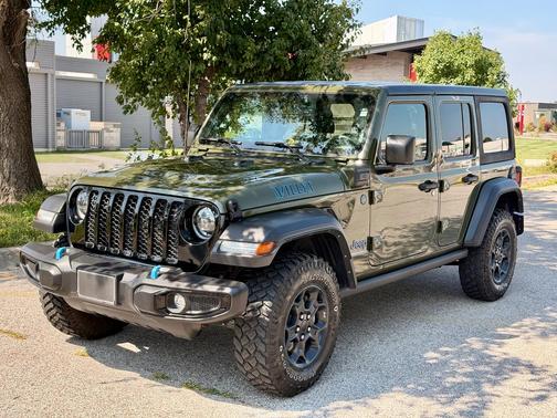Green 2023 Jeep Wrangler 4xe Base