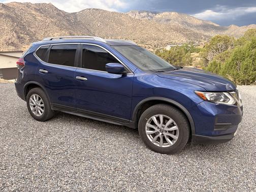 Blue 2020 Nissan Rogue SV