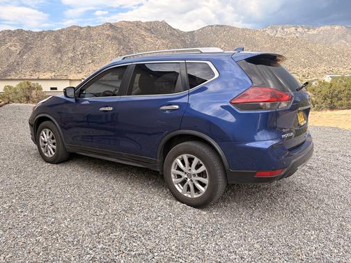 Blue 2020 Nissan Rogue SV
