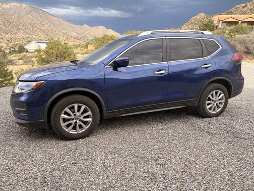 Blue 2020 Nissan Rogue SV