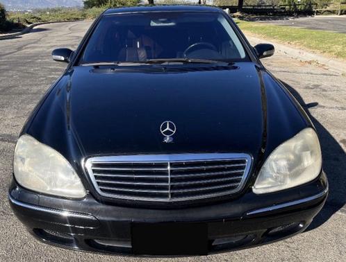 Black 2002 Mercedes-Benz S-Class S430
