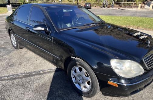 Black 2002 Mercedes-Benz S-Class S430