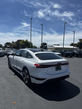 White 2025 Audi A6 e-tron Premium Plus RWD