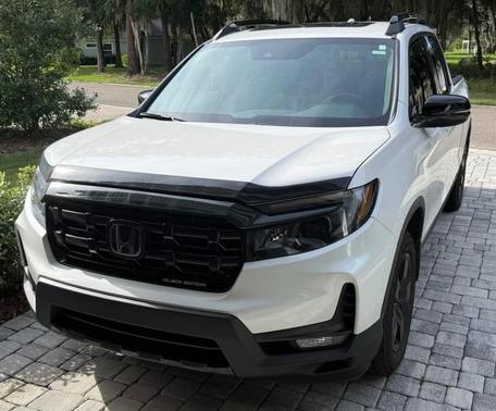 White 2025 Honda Ridgeline Black Edition
