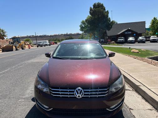 Red 2014 Volkswagen Passat 2.0L TDI SEL Premium