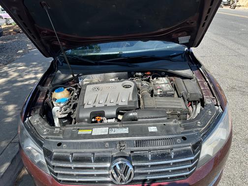 Red 2014 Volkswagen Passat 2.0L TDI SEL Premium
