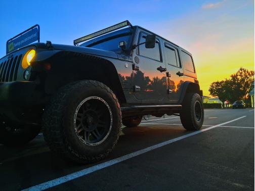 Blue 2014 Jeep Wrangler Unlimited Sport