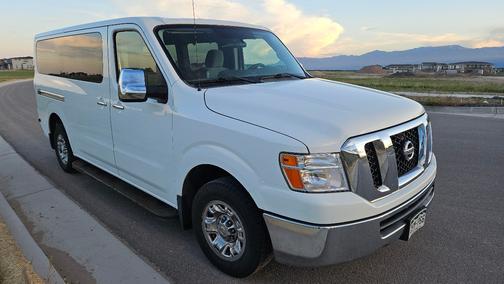 White 2016 Nissan NV Passenger NV3500 HD SV V6