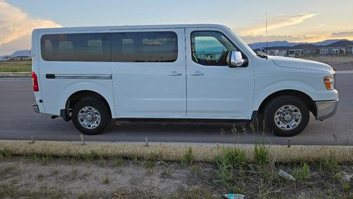 White 2016 Nissan NV Passenger NV3500 HD SV V6