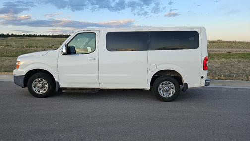 White 2016 Nissan NV Passenger NV3500 HD SV V6