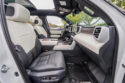 White 2023 Toyota Tundra Hybrid Capstone