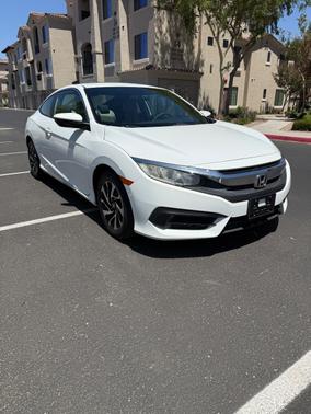White 2016 Honda Civic LX
