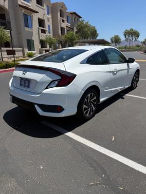 White 2016 Honda Civic LX