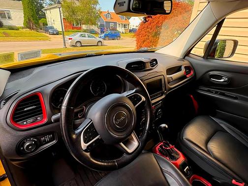 Yellow 2016 Jeep Renegade Trailhawk
