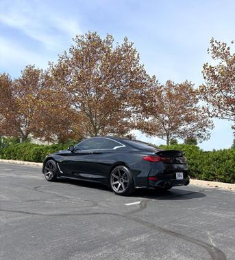 Black 2020 INFINITI Q60 3.0t LUXE