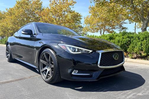 Black 2020 INFINITI Q60 3.0t LUXE