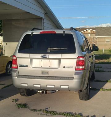 Silver 2010 Ford Escape Hybrid Base