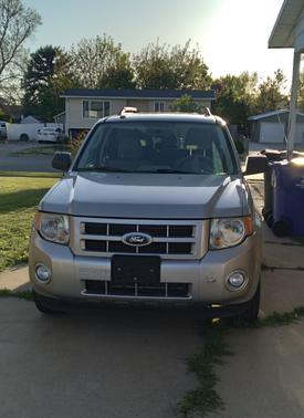 Silver 2010 Ford Escape Hybrid Base