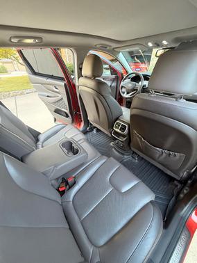 Red 2019 Hyundai SANTA FE Limited 2.4