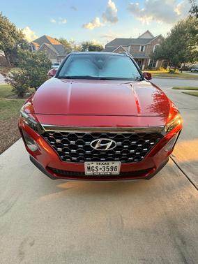 Red 2019 Hyundai SANTA FE Limited 2.4