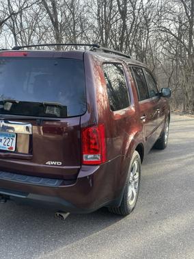 Red 2013 Honda Pilot EX-L