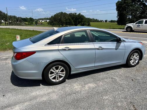 Blue 2011 Hyundai SONATA GLS
