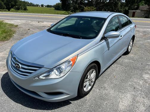 Blue 2011 Hyundai SONATA GLS