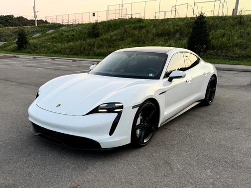 White 2020 Porsche Taycan Taycan 4S