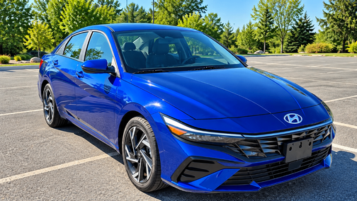 Blue 2024 Hyundai ELANTRA SEL