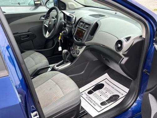Blue 2013 Chevrolet Sonic LS