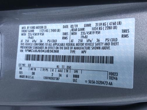2019 Ford Escape Titanium