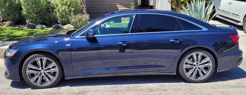 Blue 2019 Audi A6 55 Premium