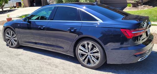 Blue 2019 Audi A6 55 Premium