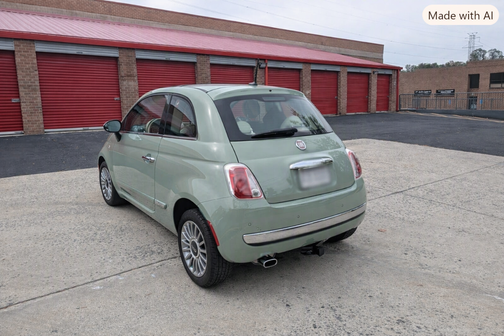 Green 2013 FIAT 500 Lounge