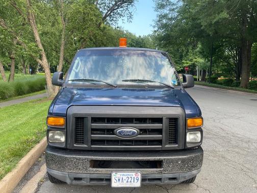 Blue 2009 Ford E250 Base